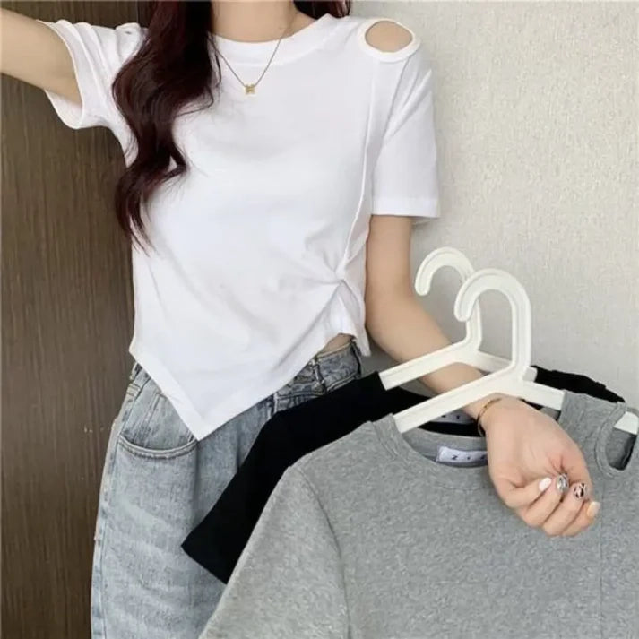 T-shirt crop top sexy - Lara