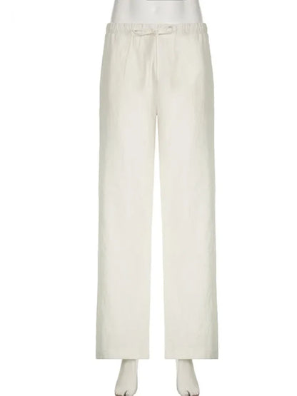 Pantalon large blanc - Lily