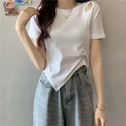 T-shirt crop top sexy - Lara